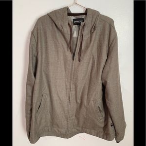 Betabrand Wool Glen Plaid Executive Hoodie 2XL